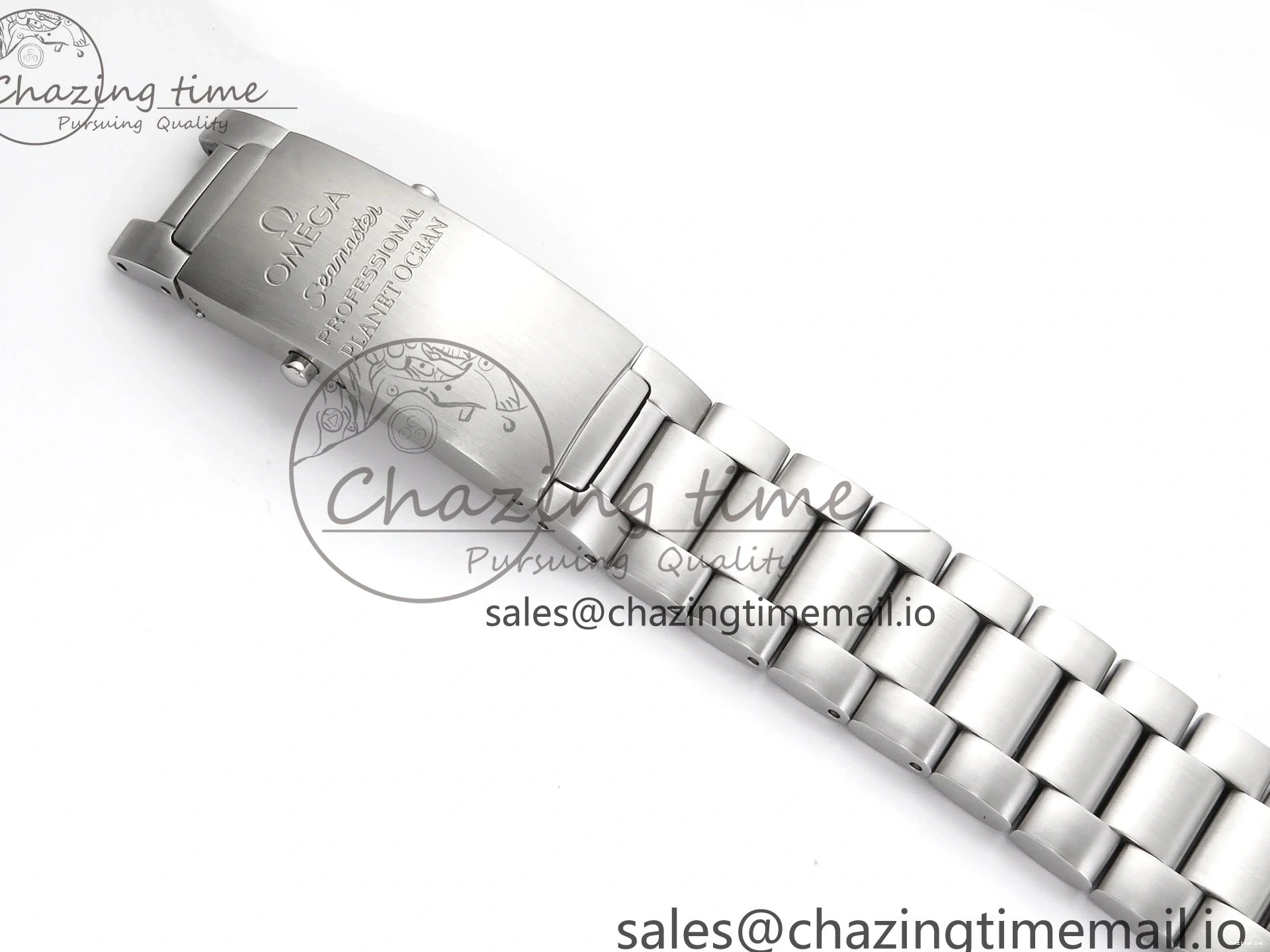 0405 Seamaster “LMPO” OMF 1:1 Best Edition Black Dial on SS Bracelet A Tailored 7703